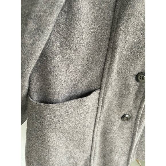 Vintage Sears Fashions 100% Gray Wool Coat Size XS/S - Picture 8 of 10